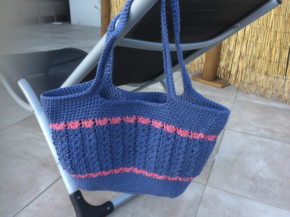 sac de plage crochet