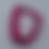 Bandeau femme uni rose foncé en coton 57 cm