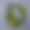 Bandeau femme éventails art déco vert anis en coton 57 cm