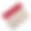 Pochette pour tablette 10 pouces, étui pour tablette chouettes médecins infirmiers rouge multicolore en coton avec petite poche