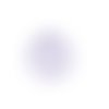 1 boule en verre ronde à remplir de 12mm violet