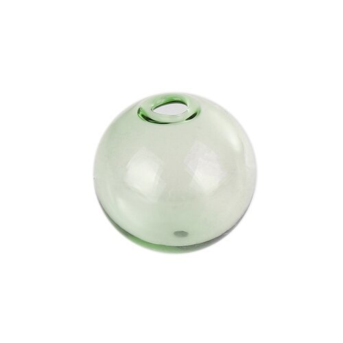 1 boule en verre ronde de 20mm vert à remplir
