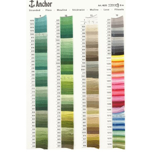 Fils à broder anchor mouliné coloris 0879