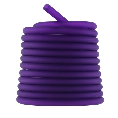 1 mètre cordon pvc creux 6,5 mm mauve