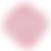 Perle lucite forme lampion striée rose vif