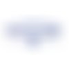 Lunette de protection en plastique bleu 56