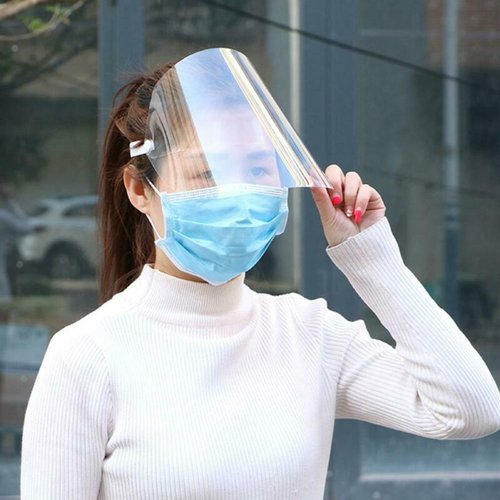 Masque facial intégral en pet transparent n°3