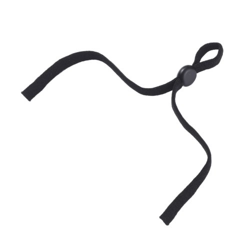 2 bandes élastiques cordons noir avec boucle réglable attache pour masques