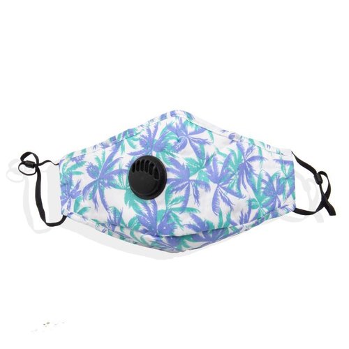 Masque lavable et ajustable à filtre avec vanne de respiration unidirectionnelle n°01 fantaisie