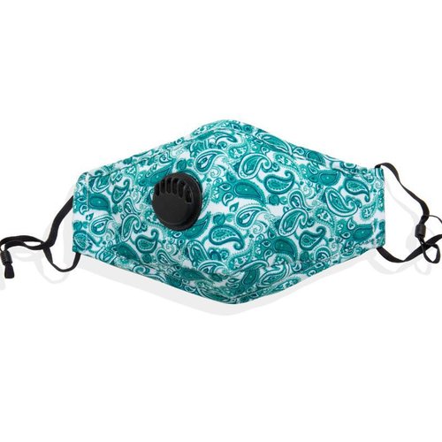 Masque lavable et ajustable à filtre avec vanne de respiration unidirectionnelle n°10 fantaisie