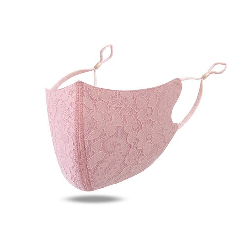 Masque lavable et ajustable dentelle n°01