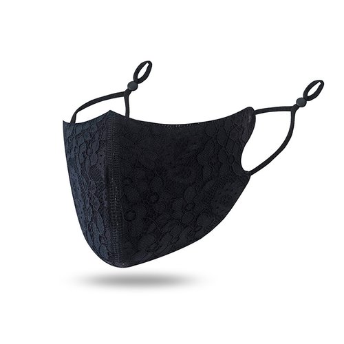 Masque lavable et ajustable dentelle n°02