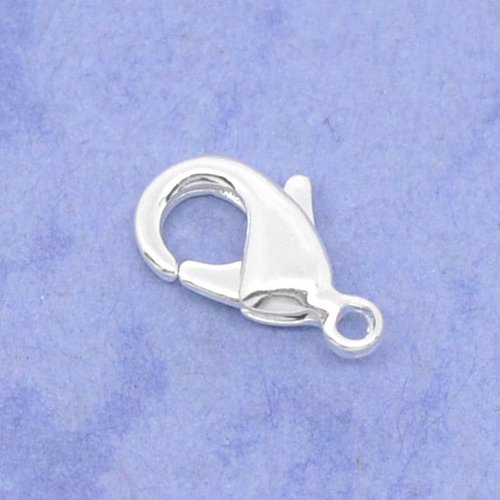 1 fermoir mousqueton 10 x 06 mm.