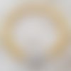 Bracelet clip européen lisse uni 01 du 15 au 23 cm jaune