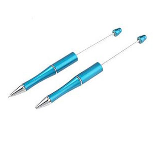 Stylo à décorer pour perles vert bleu à customiser x 1 pièce