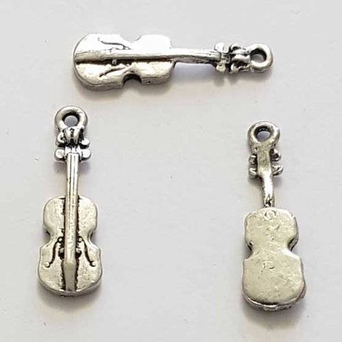Breloque musique n°14 argent violon