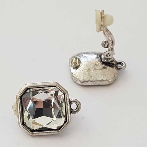 Support boucle d'oreille clip n°102 x 1 paire