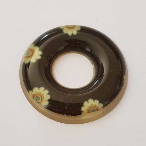 Pendentif donuts 35 mm en résine n°014