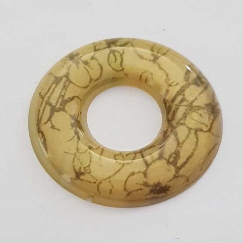 Pendentif donuts 35 mm en résine n°020