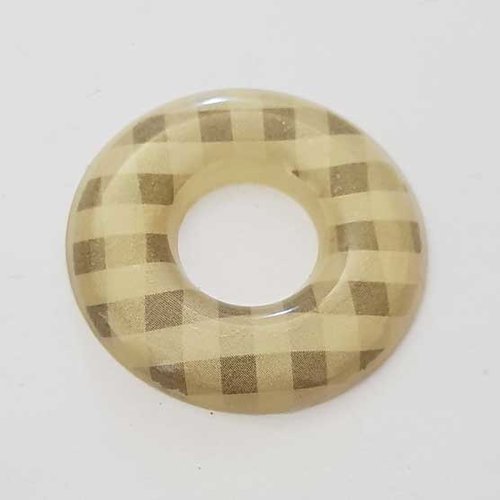Pendentif donuts 35 mm en résine n°026