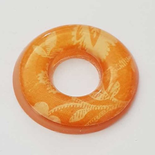 Pendentif donuts 35 mm en résine n°027