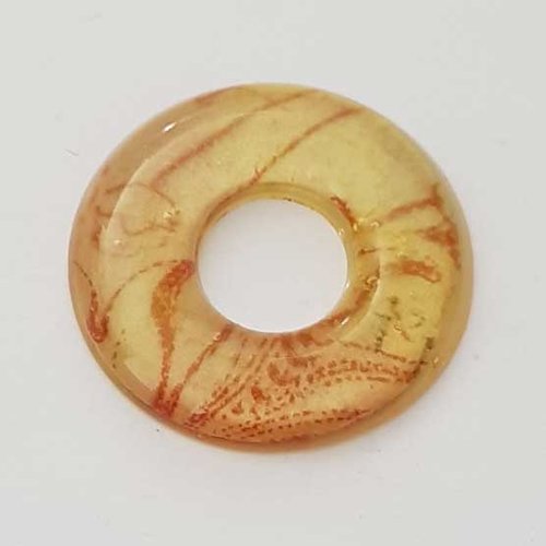 Pendentif donuts 35 mm en résine n°029