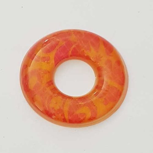 Pendentif donuts 35 mm en résine n°030