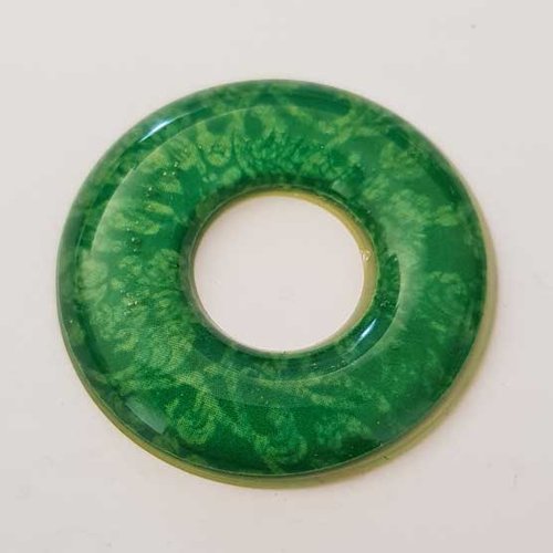 Pendentif donuts 35 mm en résine n°009