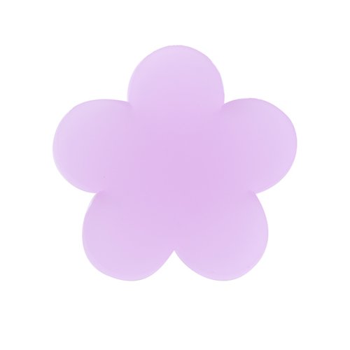 Fleur pvc 26 mm lilas opaline