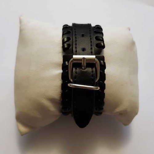 Bracelet manchette 30 mm fermoir ceinture n°03