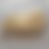 Perle ronde verre effet nacré beige 6 mm n°01