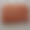 Perle ronde verre effet nacré orange 6 mm n°01