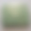Perle ronde verre effet nacré vert 01 6 mm n°01