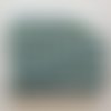 Perle ronde verre effet nacré bleu vert 6 mm n°01