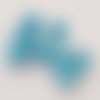 Perle ronde céramique bleu ciel 12 mm n°14