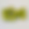 Perle ronde plastique brillante vert 12 mm n°004