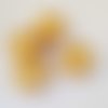 Perle ronde plastique doré 18 mm n°001