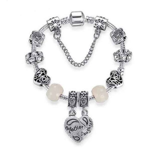 Bracelet européen 3 mm réalisé métal argenté n°096 maille serpent européen