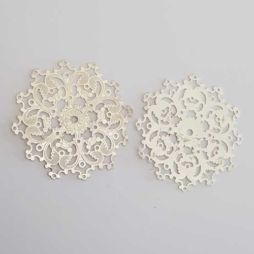 Estampe n°32 rond 38 mm argent lot 2 pièces