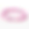 Bracelet en pierre synthétique rose perles de 08 mm n°53