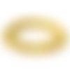 Bracelet en pierre synthétique jaune perles de 08 mm n°55