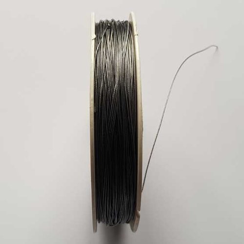 X 100 fil câblé gris diamètre 0.45 mm