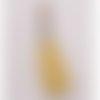 Pompon mousqueton 45 mm jaune