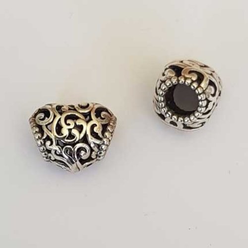 Perle n°0865 argent 925 perle européen pour maille serpent