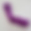 10 mètres de cordons 2 mm nylon tressés violet