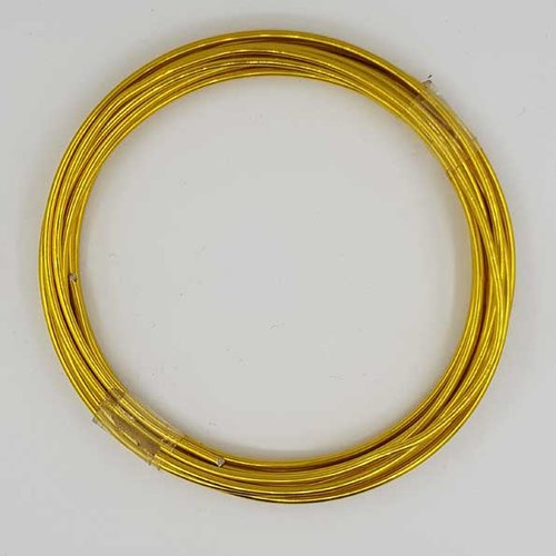Fil câblé gainé acier inoxydable doré 0.6mm, fil gainé métal creation  bijoux, bobine de 10 mètres g6777 - Un grand marché