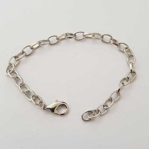 Bracelet chaine argent de 20 cm n°05
