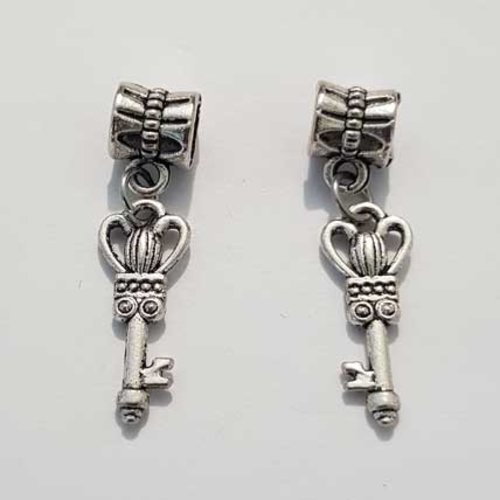 Breloque clef n°52 argent