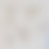 Lot n°019 x 5 paires support boucle d'oreille hameçon argent vieilli