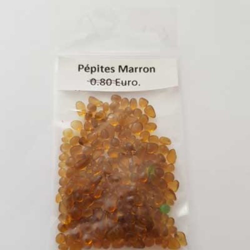 Micro bille pépite marron sachet de 4 grammes